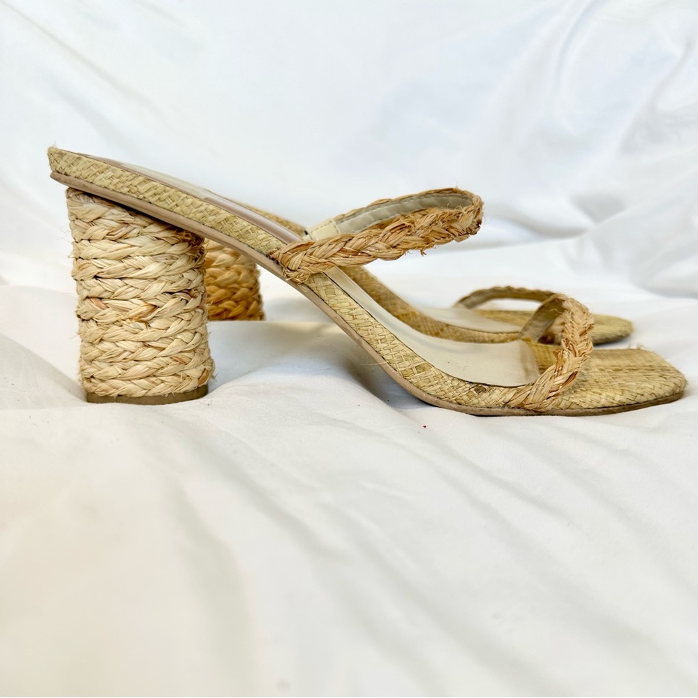 Dolce Vita Noles Heels NATURAL RAFFIA - Picture 8 of 15